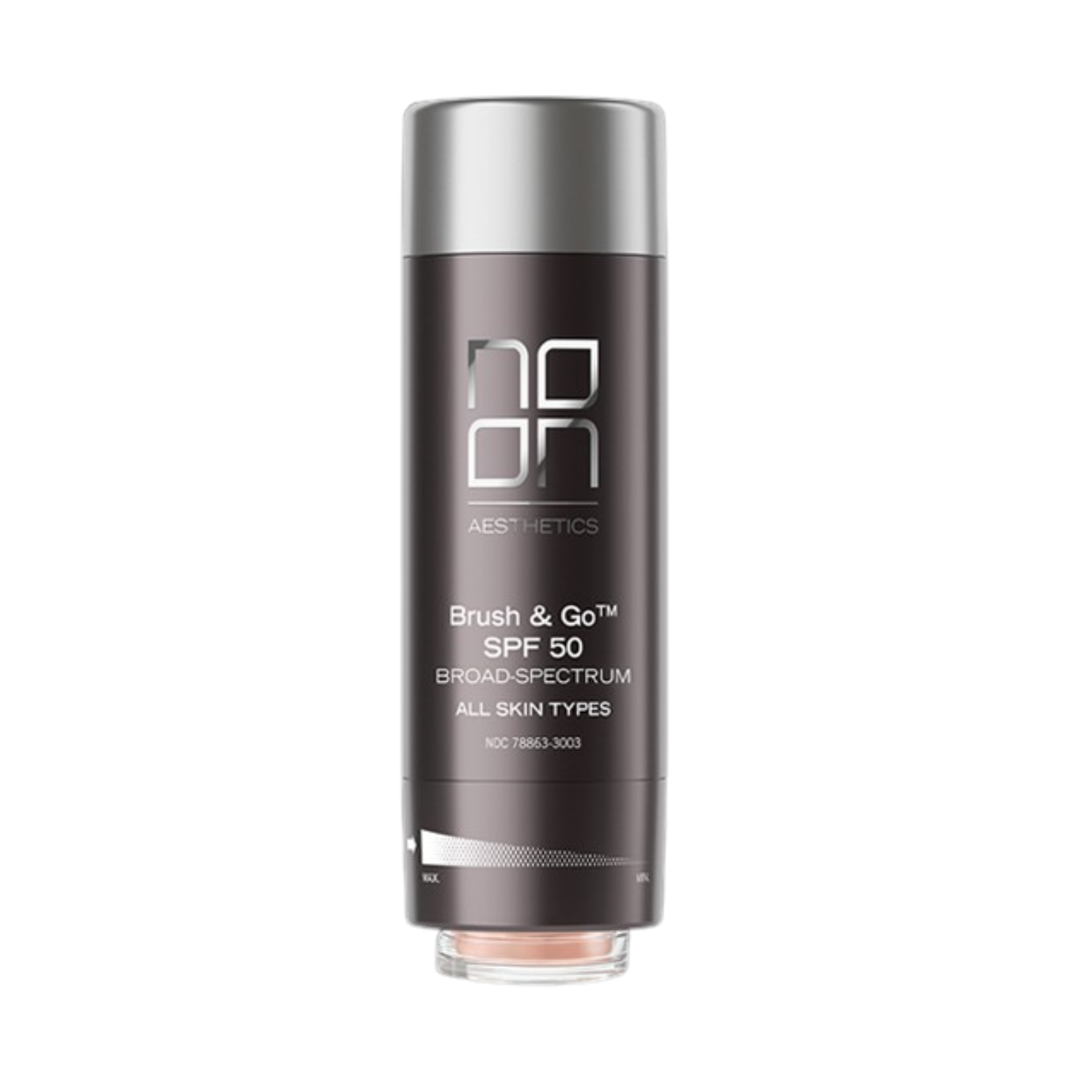 NOON BRUSH&GO MINERAL SUN PROTECTION POWDER SPF 50 VISŲ TIPŲ ODAI (Tone 02), 2x5 g